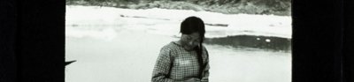 Inuit woman and child, British East Greenland expedition 1935-36