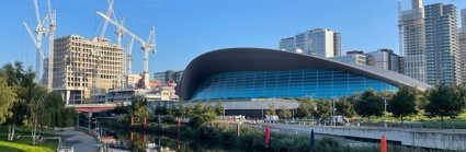 The velodrome in Stratford, London