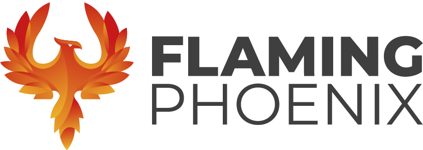 Flaming Phoenix logo. 