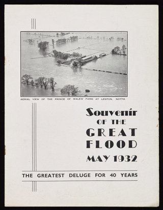 Old great flood poster
