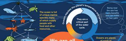 I can see the sea poster infographic