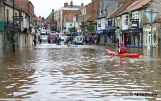 Pickering under flood