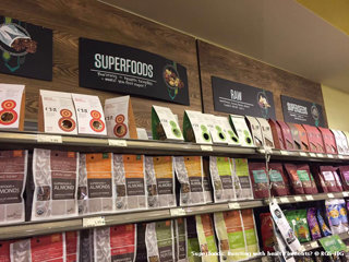 Superfoods on sale in a shop
