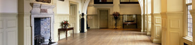 Large, open main hall in lowther lodge building at the royal geographical society.