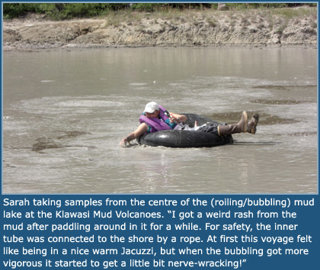 Sampling on the volcano