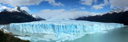Landscape photography of a glacier