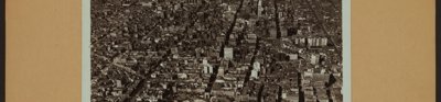 Aerial survey of Manhattan, New York