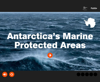 Antarctica's Marine protected areas interactive screenshot