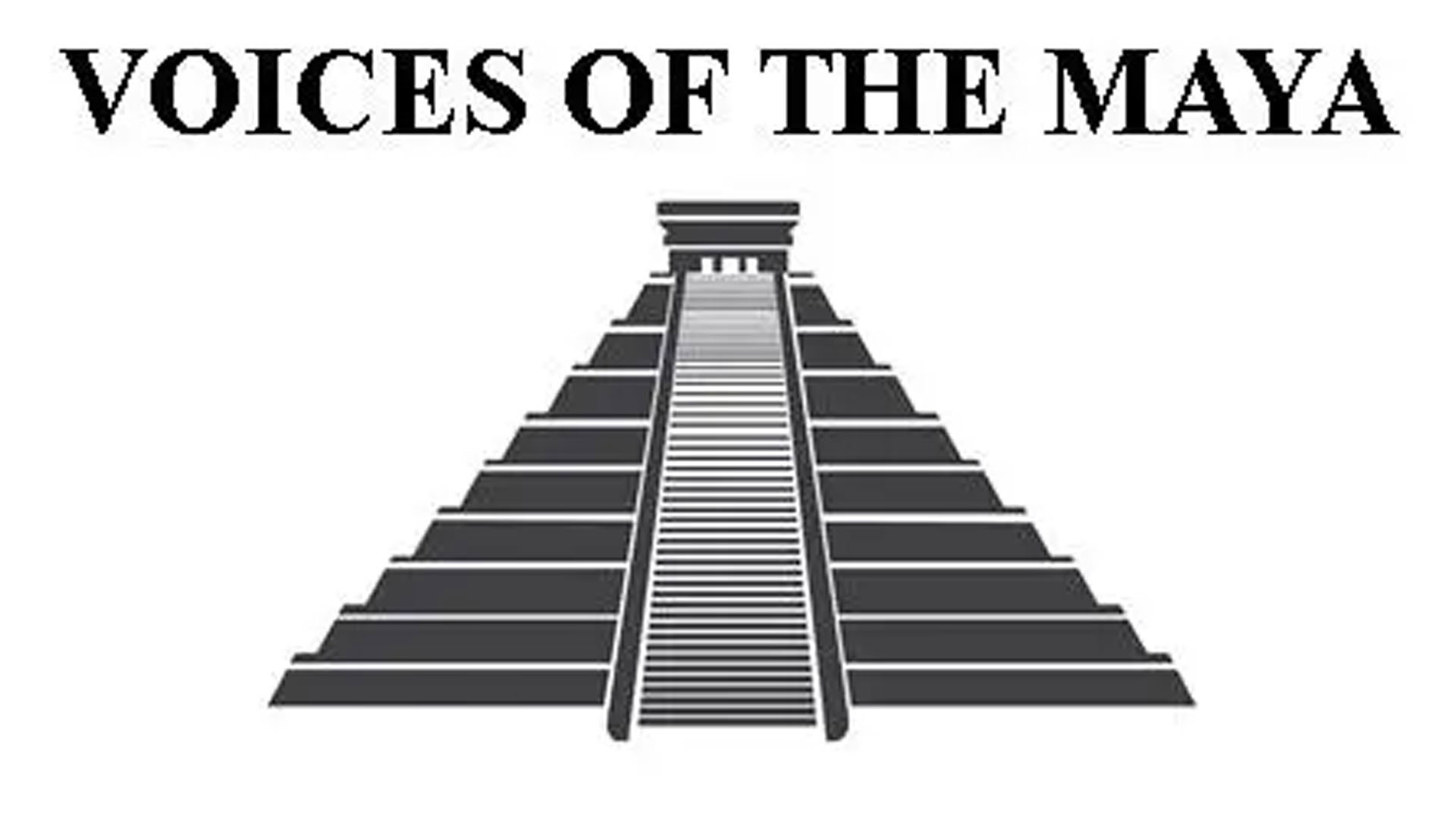 Voices of the Maya logo.