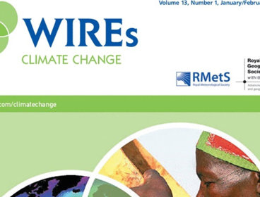 Example of a WIREs Climate Change cover.