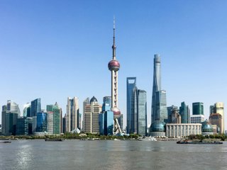 Oriental Pearl Tower in Shanghai