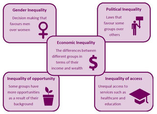 Figure 1 Some different forms of inequality