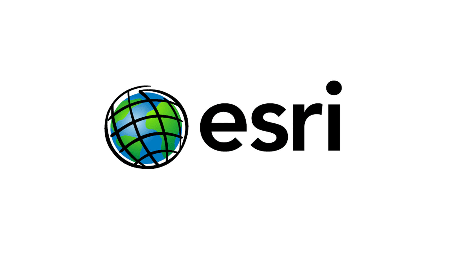 Esri logo showing a drawing of a globe and the word 'esri'.