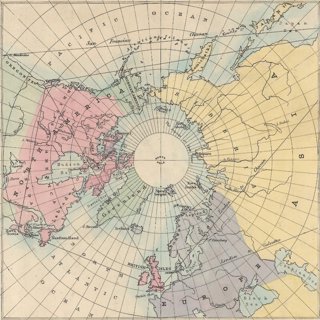A map of the Arctic