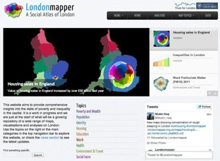 London Mapper homepage