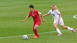 Figure 2. U.S. and Korean women’s international football match