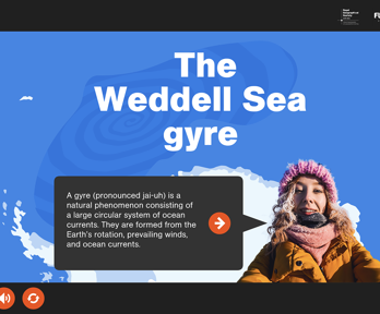 Weddell Sea gyre interactive screenshot
