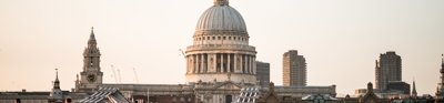 A view of St Paul's Cathedral in London