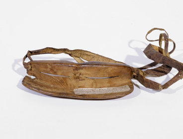 Inuit snow goggles brought back by Parry in 1823.