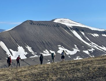 2023 Geographical Fieldwork Grant recipients from Newcastle University researching anthropogenic and climatic impacts in Longyearbyen and Longyearbreen, Svalbard