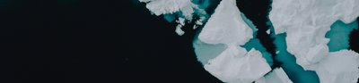 Icebergs viewed from above